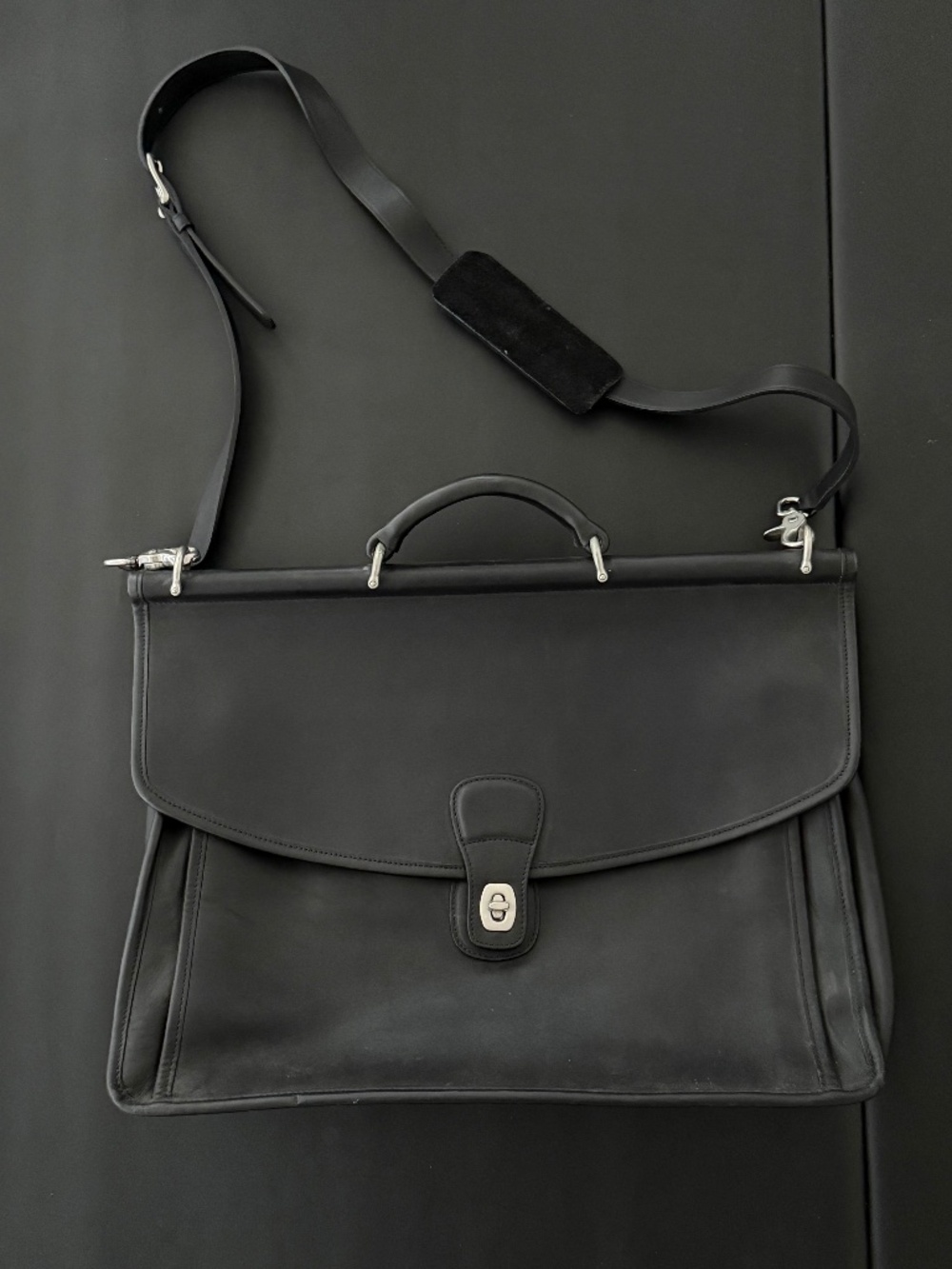 Coach Black Beekman Briefcase